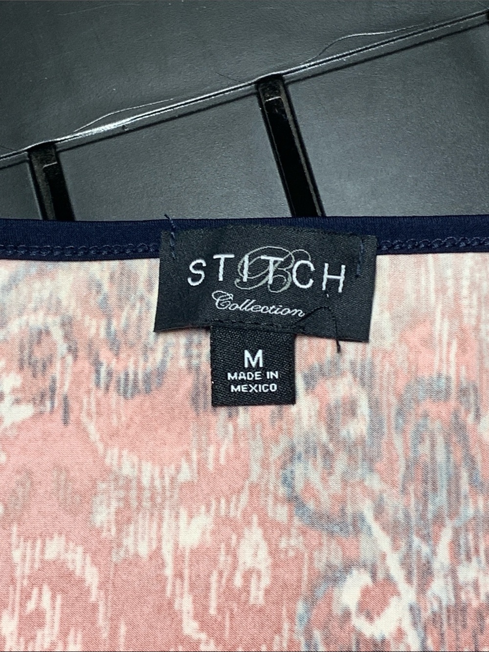 Stitch Collection Red Patterned Tie-Front Top - Picture 3 of 11